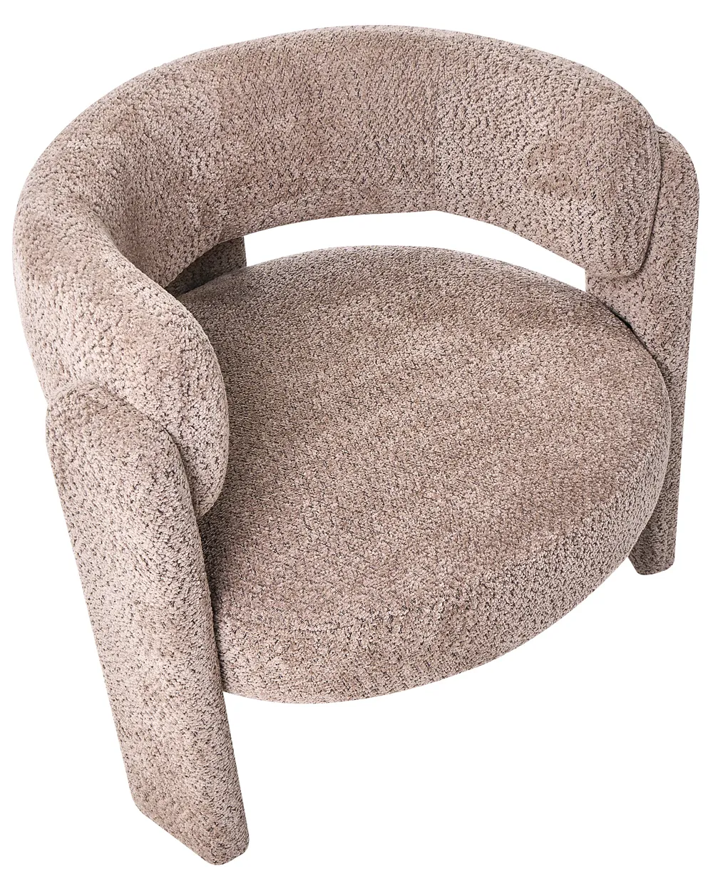 Sessel BUREA Chenillegewebe Taupe_1061077