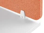 Desk Screen WALLY 180 x 40 cm Light Red_853275