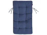 Lounge Set mit Tisch 4-Sitzer GARDA Metall Blau_1021348