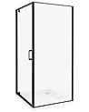Duschkabine DARLI 90 x 90 x 185 cm Schwarz
