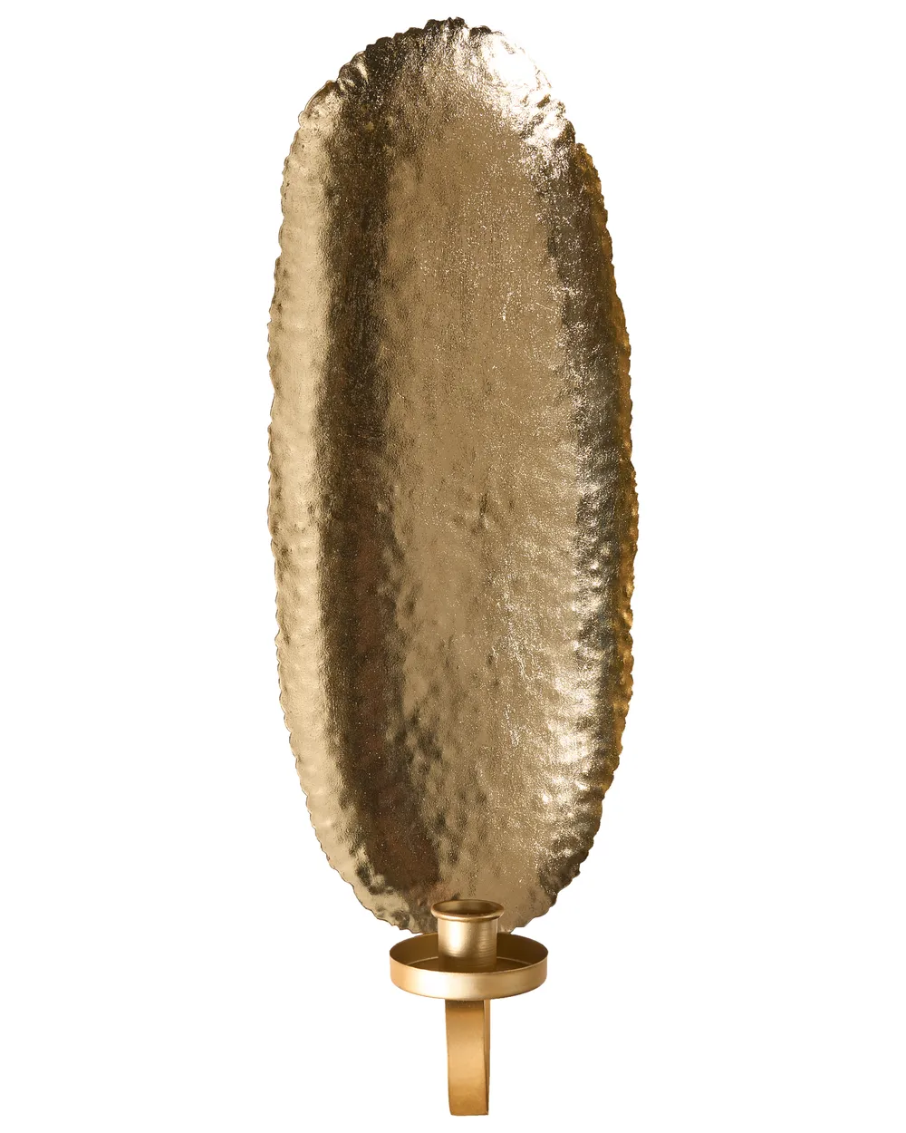 Wandkerzenhalter 2er Set FEIJO 44 cm Metall Gold_968350
