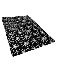 Teppich SIBEL Schwarz 160 x 230 cm Viskose_762611