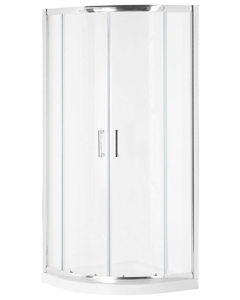 Shower Enclosure JUKATAN II 800 x 800 x 1850 mm Silver