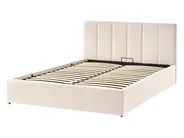 Ottoman Bed DREUX Velvet Light Beige 140 x 200 cm (EU Double)_1012256