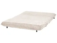 Schlafsofa 2-Sitzer ABISKO Cord Cremeweiß_1031064