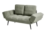 Schlafsofa 2-Sitzer BREKKE Bouclé Grün_1068011