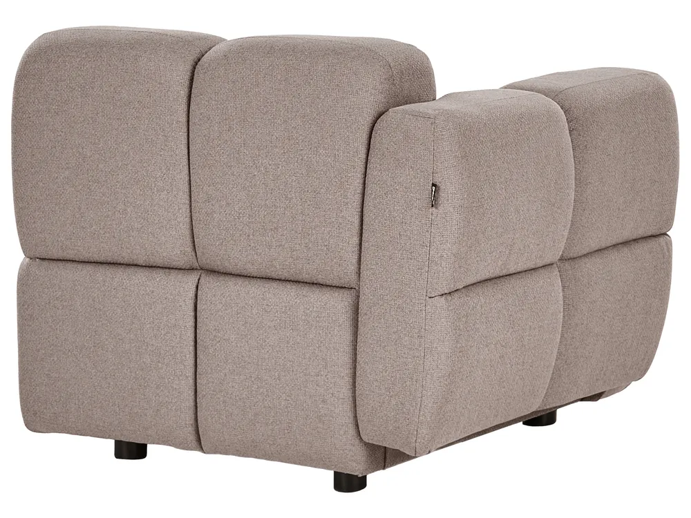 Modulsofa 3-Sitzer MAKSABERG Stoff Taupe_1136404