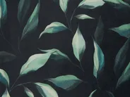 Dekokissen 2er Set TOADFLAX 45 x 45 cm Samtstoff Grün Schwarz Pflanzenmuster_818799