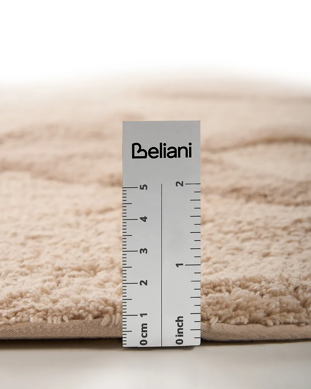 Kindervloerkleed IRINGAL  Lichtbeige ø 120 cm Katoen_1155031