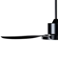 Ceiling Fan with Light LOUVET with Remote LED Black_1032211