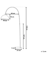Stehlampe CANDELLA Metall Kupfer_727494