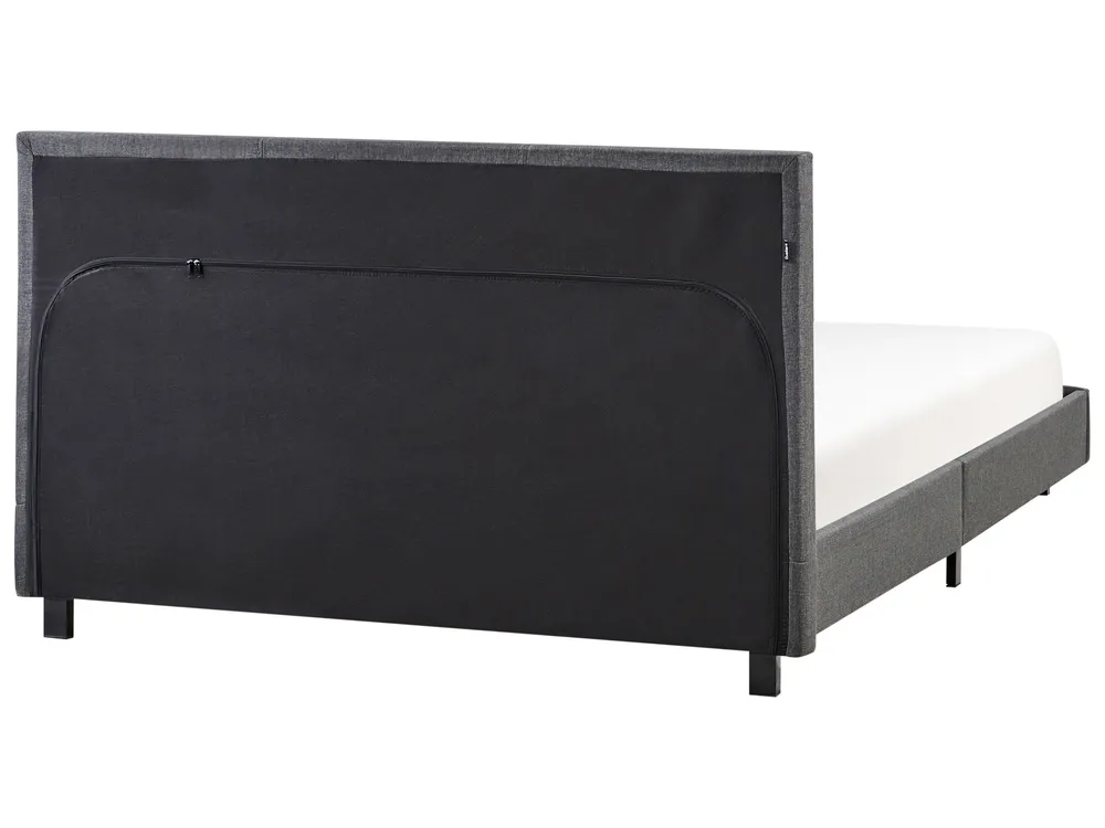 Vodeni krevet Tkanina ALBI 140 x 200 cm Sivi_965976