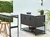 Outdoor-Küchenschrank MAENZA Schwarz Metall