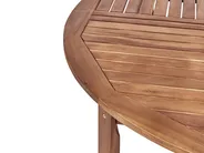 Gartenmöbel Set 6-Sitzer AGELLO mit Schirm (12 Optionen) Akazienholz Braun_924326