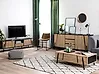 Sideboard mit 2 Türen BLACKPOOL Braun / Schwarz