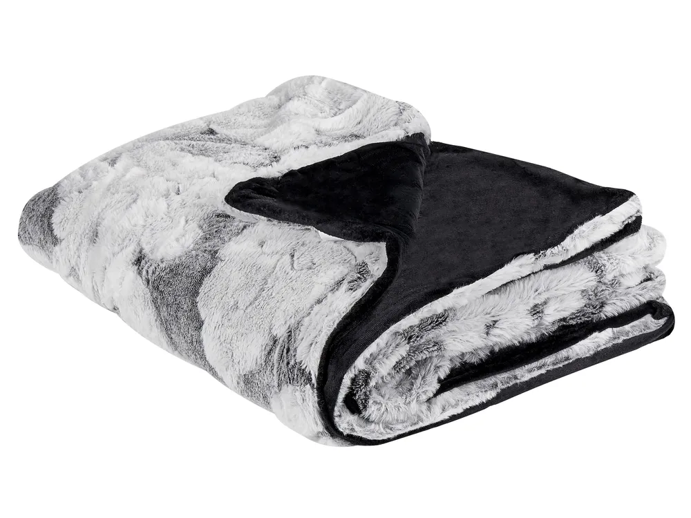 Kuscheldecke KOSI 150 x 200 cm Hellgrau