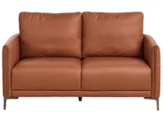 Living Room Set 6 Seater CILENS Fabric Golden Brown_1120251