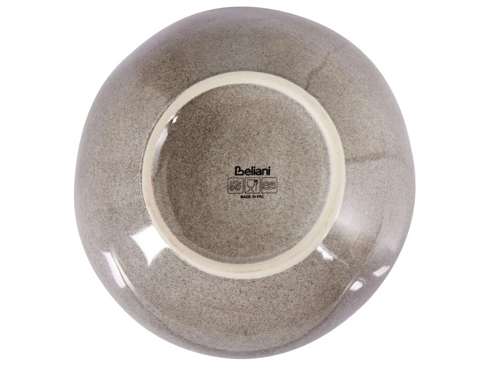 Suppenteller 8er Set COSTMARY Steinzeug Grau_986567