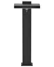 Solar LED Pollerleuchte POPLAR mit Bewegungsmelder Schwarz_943851