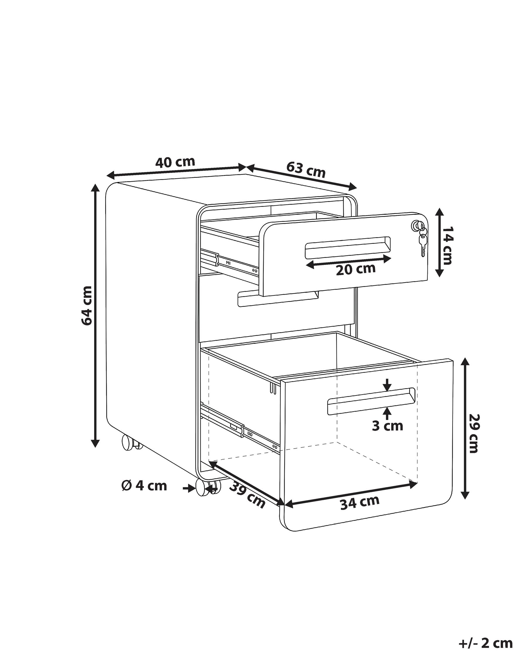 Storage Unit LARCO Black/ Light Brown_1060741