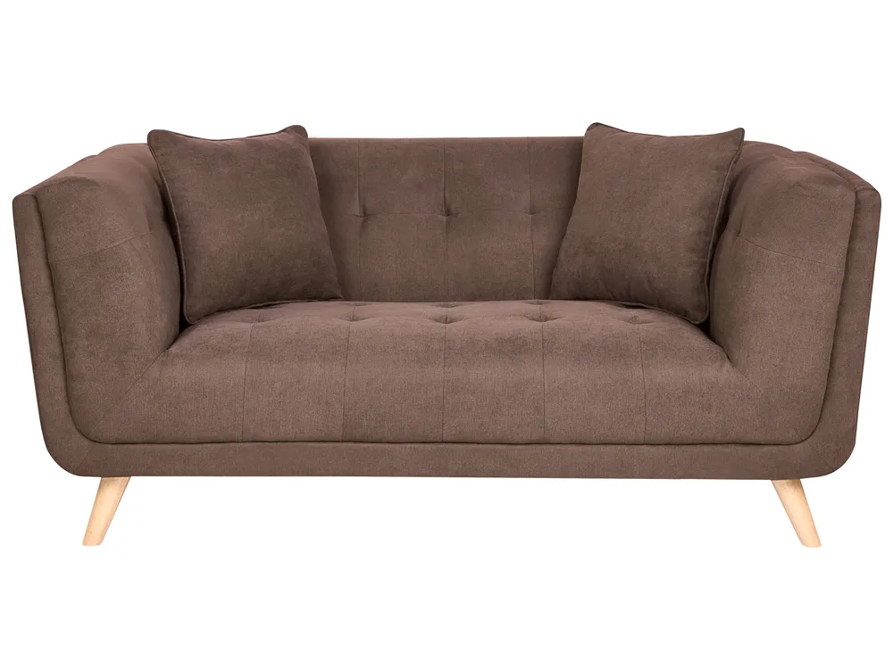 Sofa 2-Sitzer HABO Stoff Dunkelbraun