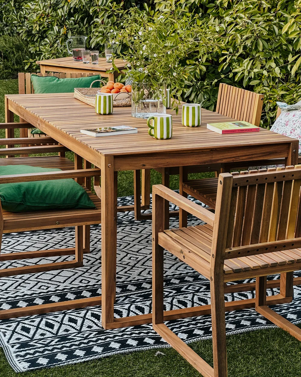 Gartentisch SASSARI II 180 cm 90 cm zertifiziertes Akazienholz Hellbraun_942669