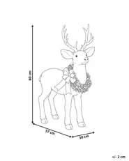 Christmas Decoration KALAJOKI 80 cm Reindeer Brown_1172444