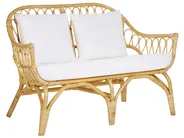 Garden Lounge Set with Table 4 Seater SIBARI Rattan Natural_803433