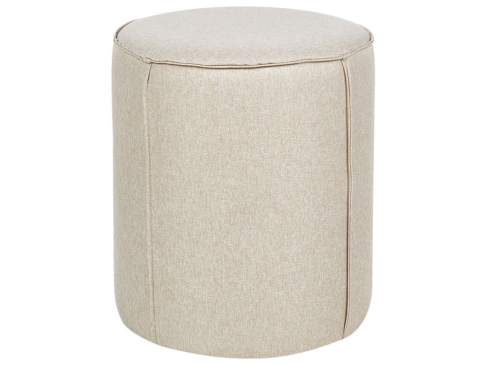 Pouf SEDONA Kunstleinen Beige