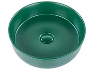 Countertop Basin GUDAR ⌀ 370 mm Ceramic Dark Green_923342