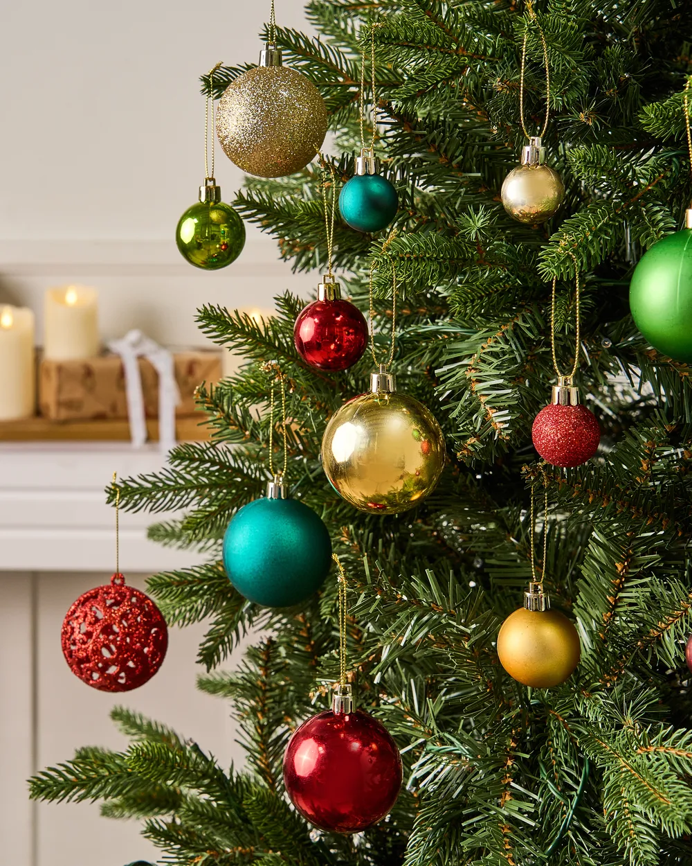 Weihnachtskugel 100er Set VANERN Bunt