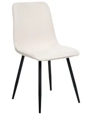 Esszimmerstuhl 4er Set TUSCOLA Stoff Hellbeige_999513