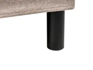 Boxspringbett Stoff COUNTESS 90 x 200 cm Beige_1054213
