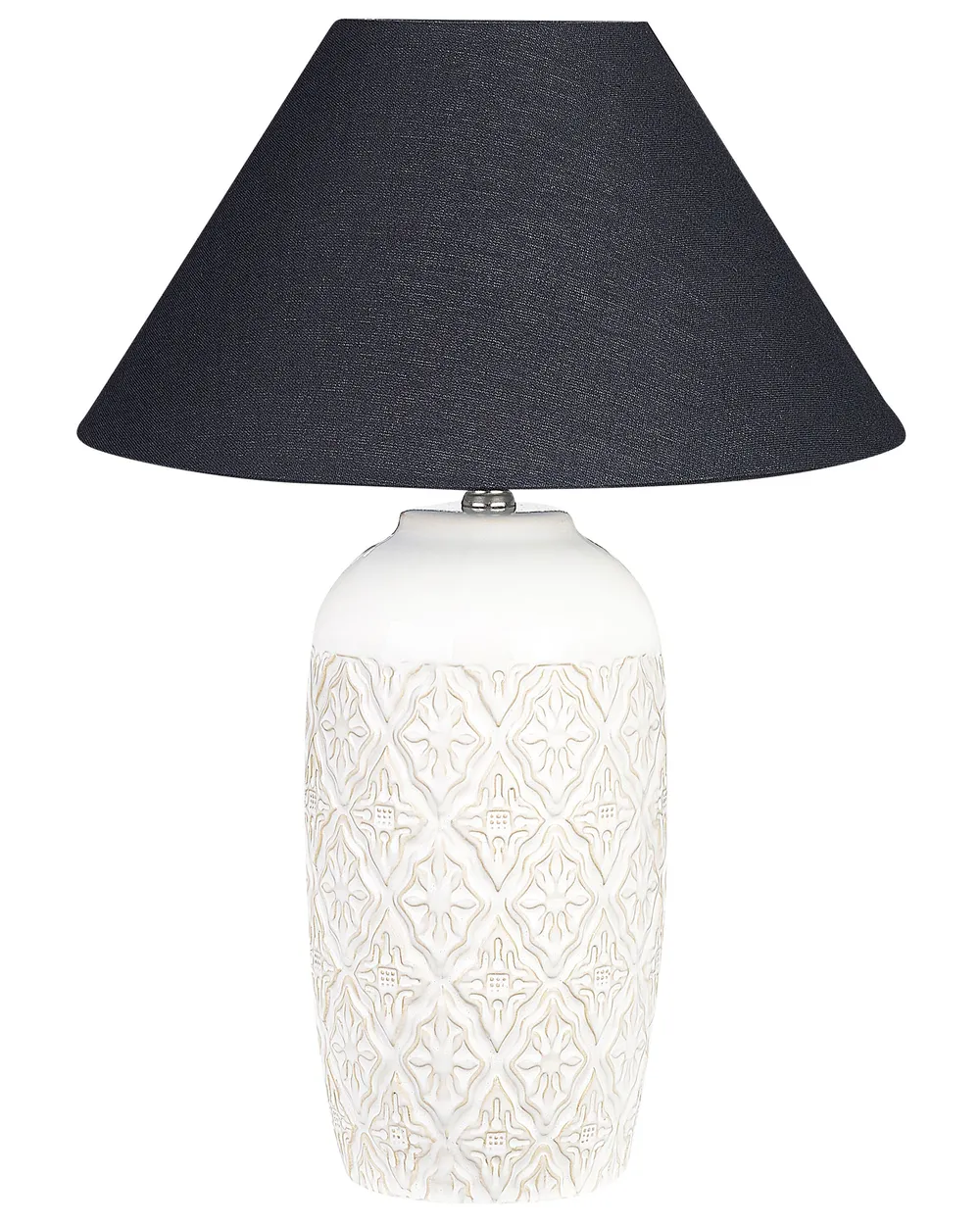 Tischlampe TELIRE Keramik Beige