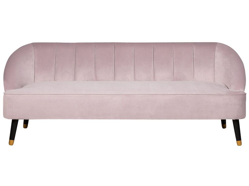 Sofa 3 Seater ALSVAG Velvet Pink