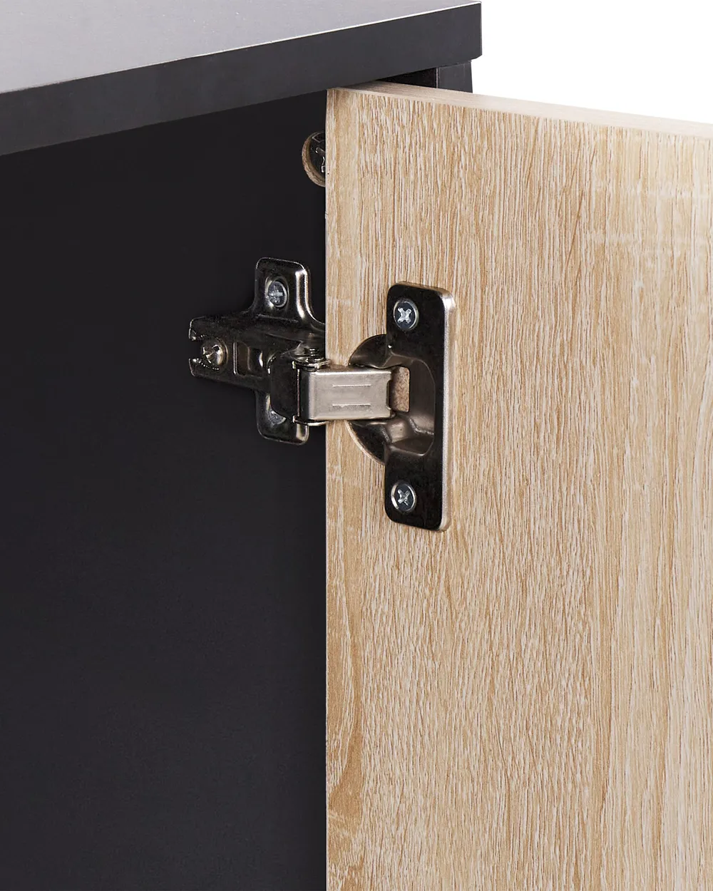 Büroschrank ZEHNA Braun / Schwarz_885536