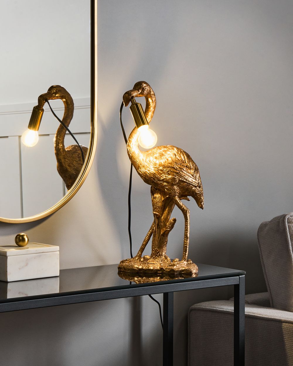 Tischlampe Flamingo VICE Gold