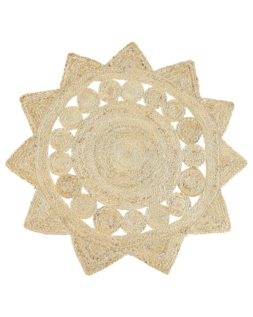 Teppich ARABAN Beige ø 120 cm Jute