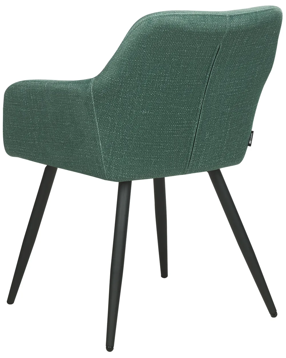 Set of 2 Dining Chairs CASMALIA Velvet Dark Green_898906