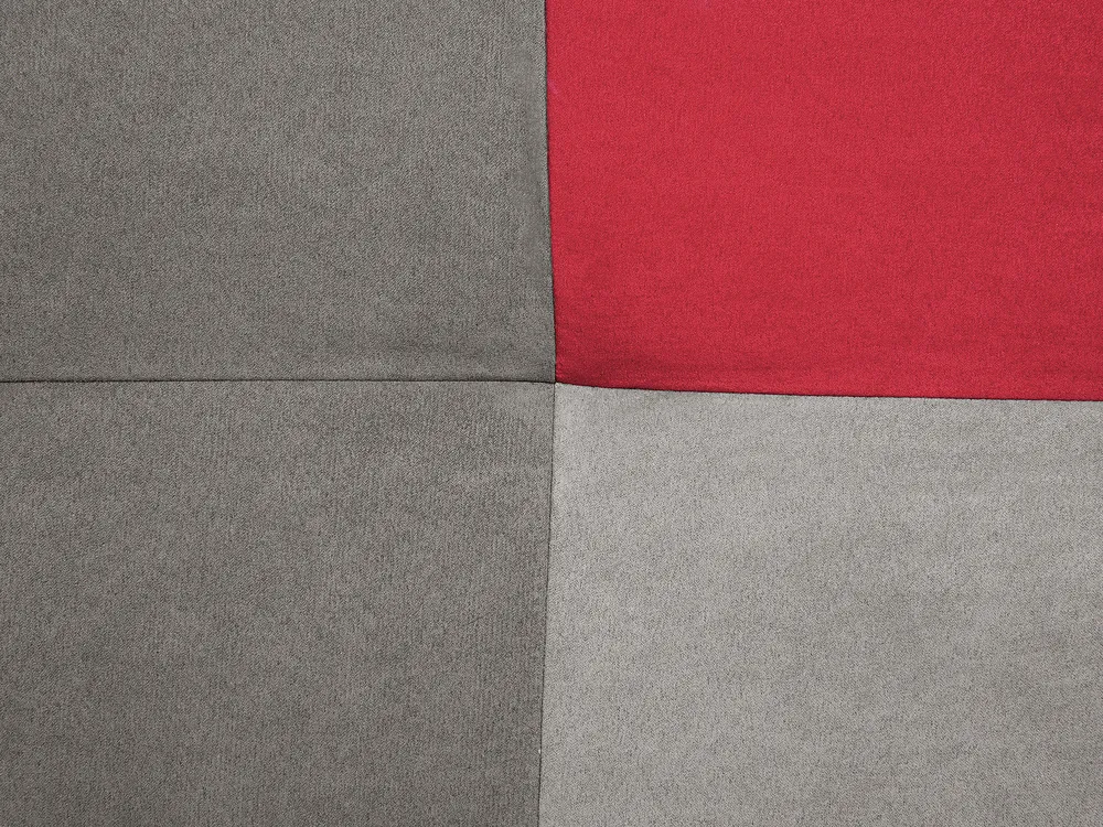 Sofa Bed 3 Seater OLSKER Velvet Light Grey_856109