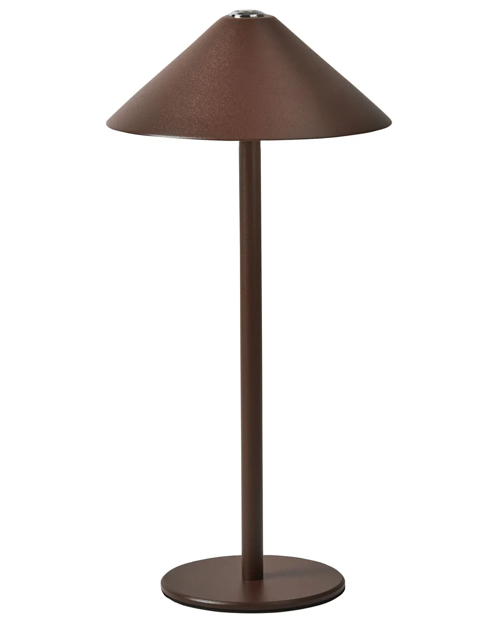 Kabellose LED Tischlampe FRANCOLI mit Dimmer Metall Braun