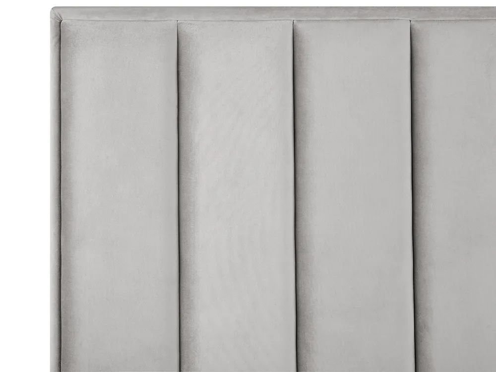 Posteljni komplet SEZANNE Samet svijetlosivi 140 x 200 cm_800114