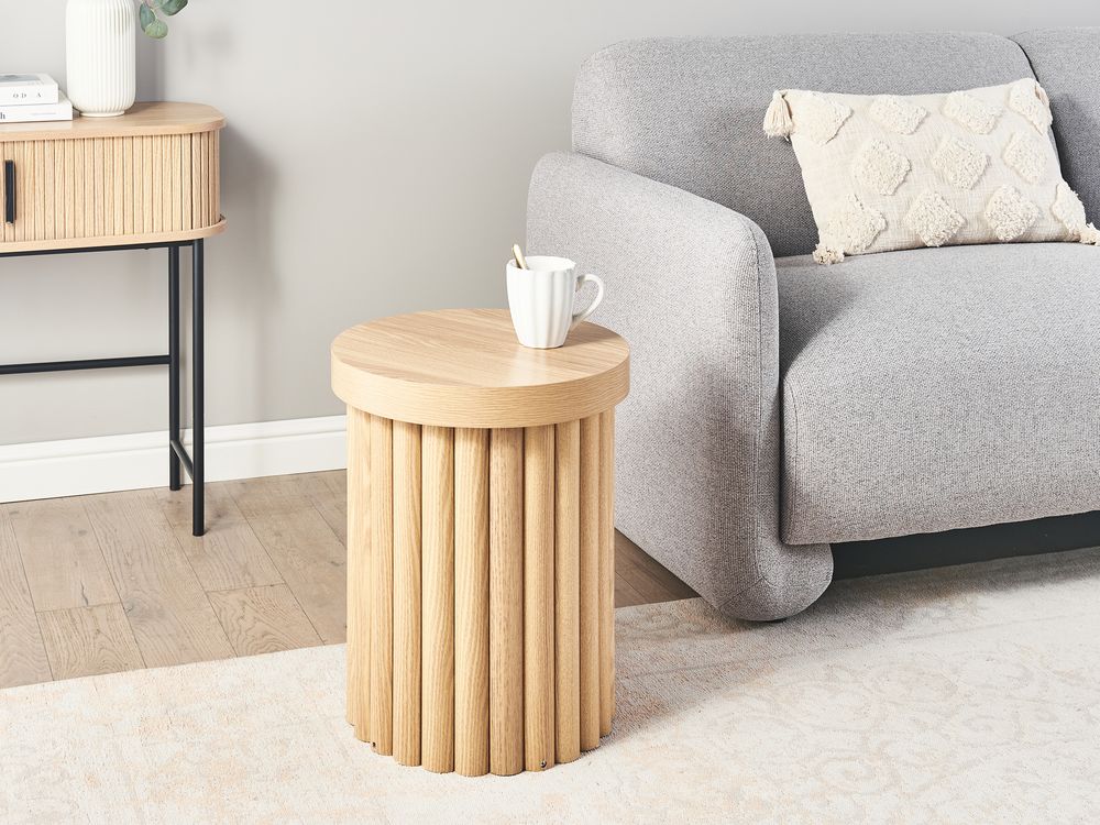 Bijzettafel GENOLA Lichtbruin