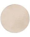 Shaggy-Teppich DEMRE Beige ø 140 cm