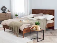 Bett mit Lattenrost MIALET 180 x 200 cm Dunkelbraun_748153