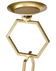 Kerzenständer ARDEE 44 cm Metall Gold_995154