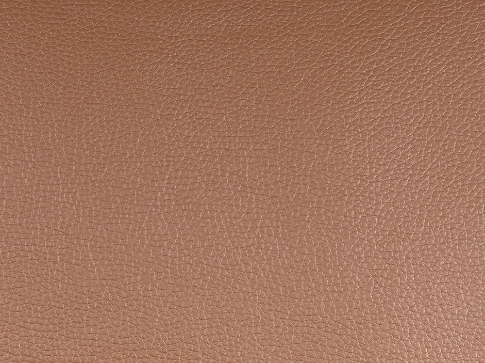 Sofa 3 Seater VOGAR Faux Leather Golden Brown_850624