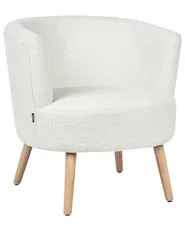Sessel ODENZEN Bouclé Weiß_947630