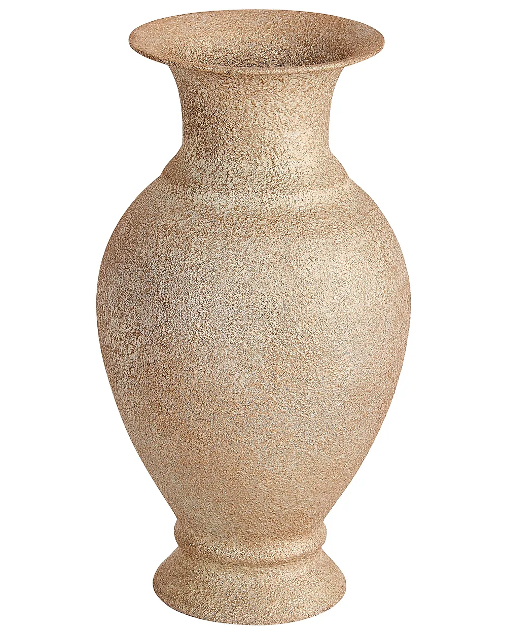 Blumenvase CALCEOLUS 41 cm Metall Gold