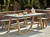 Gartentisch TONNARE 200 cm 100 cm Beton Grau